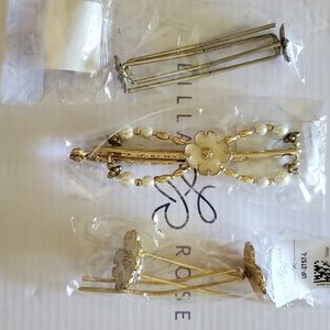 LILLA ROSE Flexi UPins Hair Stick Lot of 3 Flowers